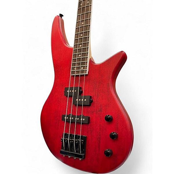 Used Jackson J Series Spectra Red Electric Bass Guitar