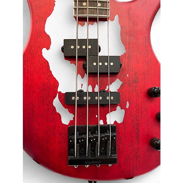 Used Jackson J Series Spectra Red Electric Bass Guitar