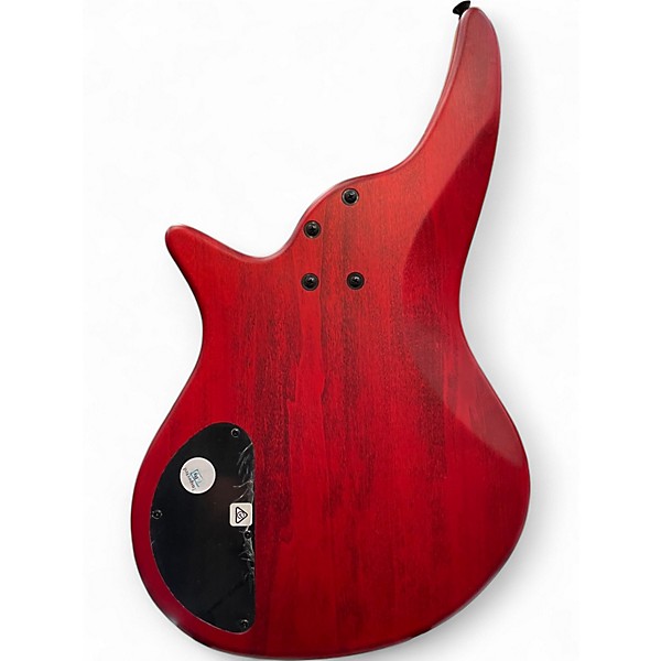 Used Jackson J Series Spectra Red Electric Bass Guitar