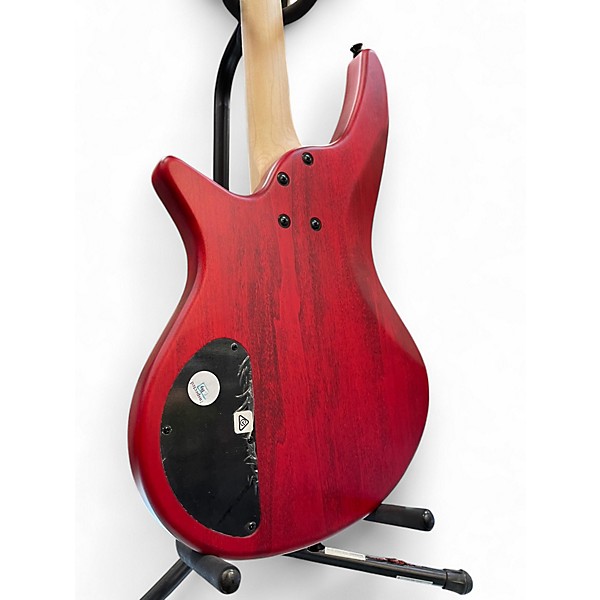 Used Jackson J Series Spectra Red Electric Bass Guitar
