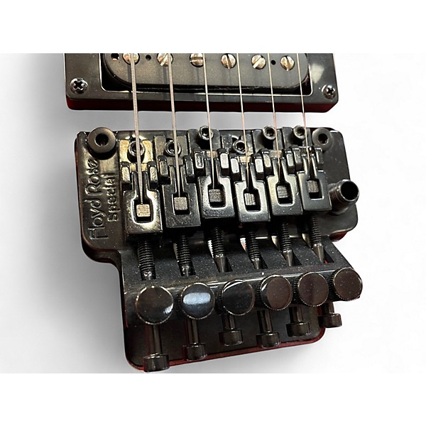 Used Kramer Striker HSS Transparent Red Solid Body Electric Guitar