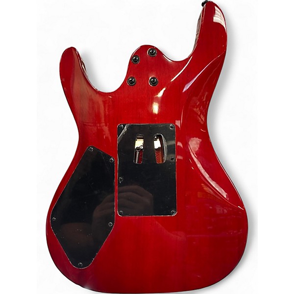 Used Kramer Striker HSS Transparent Red Solid Body Electric Guitar