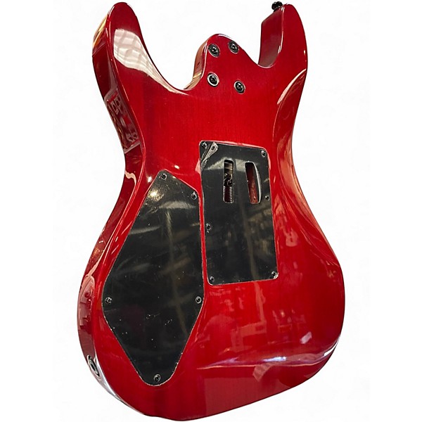 Used Kramer Striker HSS Transparent Red Solid Body Electric Guitar