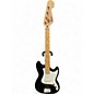 Used Squier Bronco Black Electric Bass Guitar thumbnail