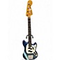 Used 2025 Fender Bass VI burgundy burst with racing stripe Electric Bass Guitar thumbnail