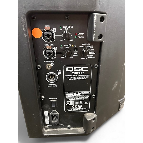 Used QSC CP12 Powered Speaker