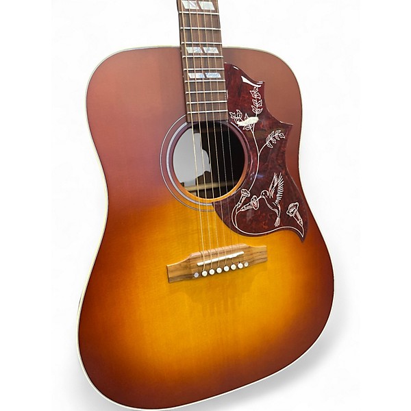 Used 2024 Gibson Hummingbird Studio Rosewood Burst Acoustic Guitar