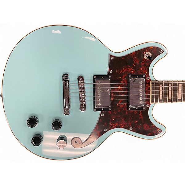 Used D'Angelico Premier Series Brighton Sky Blue Solid Body Electric Guitar