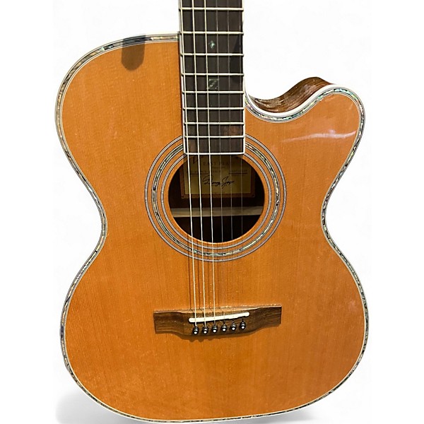 Used Zager ZAD-800MCE Natural Acoustic Electric Guitar