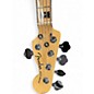 Used 2018 Fender American Elite Jazz Bass 5 String Natural Electric Bass Guitar