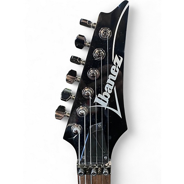 Used Ibanez S570AH Trans Black Solid Body Electric Guitar