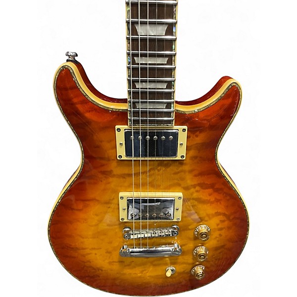 Used Hamer XT Series Sunburst Solid Body Electric Guitar