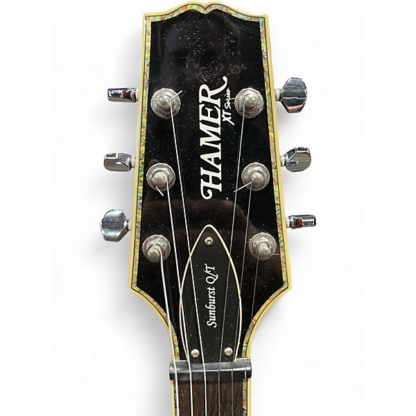 Used Hamer XT Series Sunburst Solid Body Electric Guitar