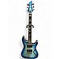 Used Schecter Guitar Research Omen Extreme 6 Blue Burst Solid Body Electric Guitar thumbnail