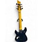 Used Schecter Guitar Research Omen Extreme 6 Blue Burst Solid Body Electric Guitar
