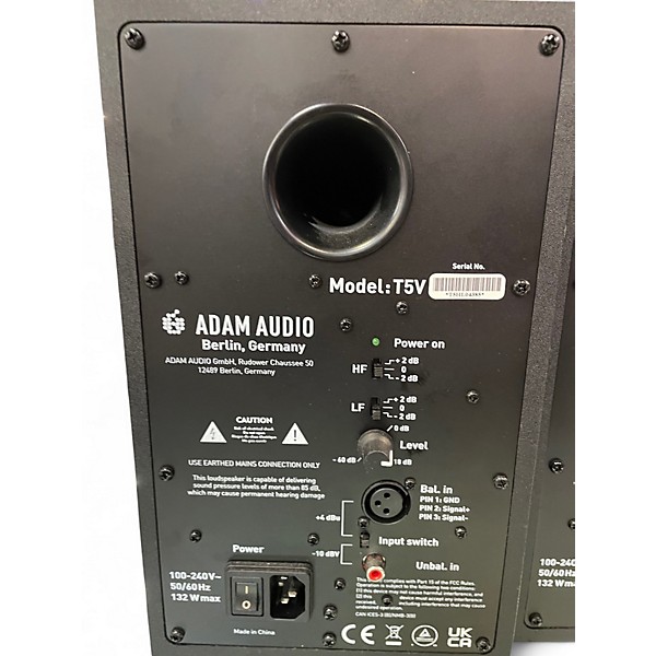Used ADAM Audio T5V PAIR Powered Monitor