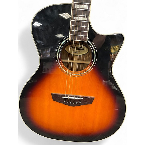 Used D'Angelico Premier Series 2 Color Sunburst Solid Body Electric Guitar