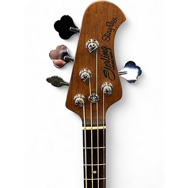 Used Sterling Stingray 4 HH gray Electric Bass Guitar