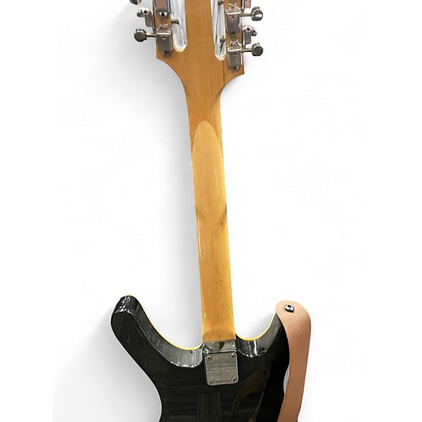 Used Musicvox MI5 12 String Black Solid Body Electric Guitar