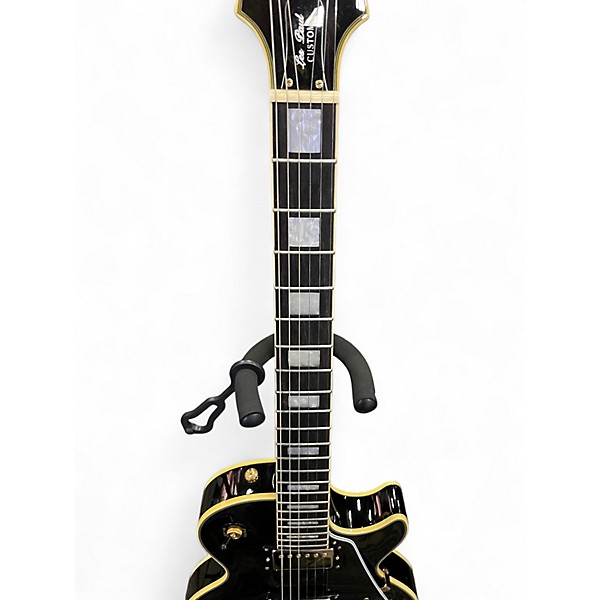 Used Epiphone Les Paul Custom Black Solid Body Electric Guitar