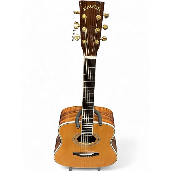 Used Zager ZAD80  Natural Acoustic Guitar