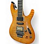 Used Ibanez S470 DXQM Trans Amber Solid Body Electric Guitar