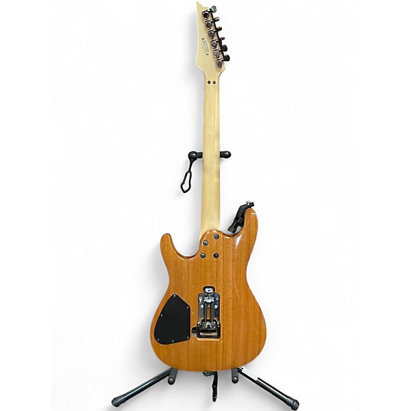 Used Ibanez S470 DXQM Trans Amber Solid Body Electric Guitar