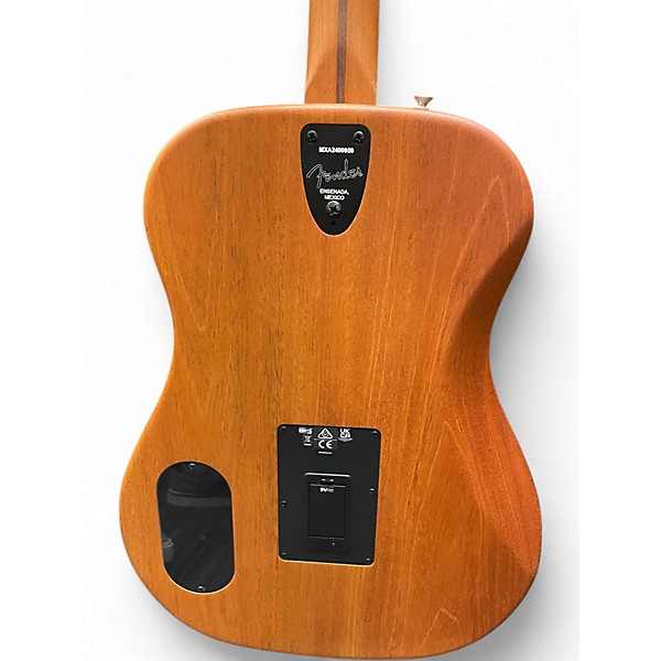 Used Fender Highway Antique Natural Acoustic Electric Guitar