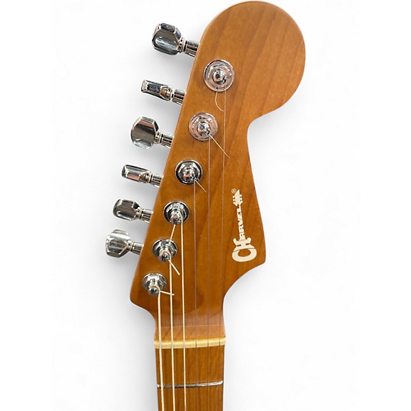 Used Charvel Guthrie Govan Signature MJ Series San Dimas SD24 CM 2 Tone Sunburst Solid Body Electric Guitar