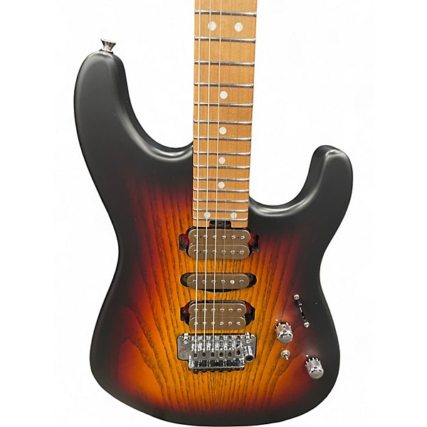 Used Charvel Guthrie Govan Signature MJ Series San Dimas SD24 CM 2 Tone Sunburst Solid Body Electric Guitar
