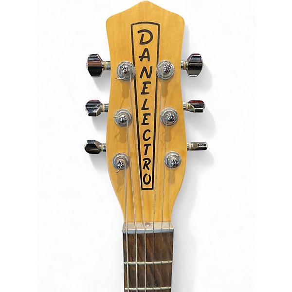 Used Danelectro DC3 GOLD SPARKLE Solid Body Electric Guitar