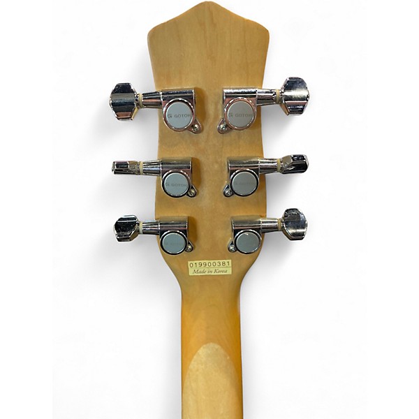 Used Danelectro DC3 GOLD SPARKLE Solid Body Electric Guitar