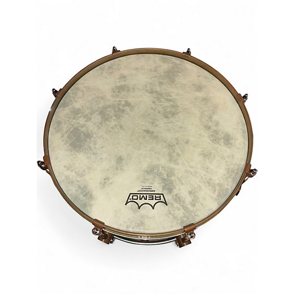 Used A&F Drum  Co 13in Ankh Hand Hammered Bronze Snare Drum Bronze Drum