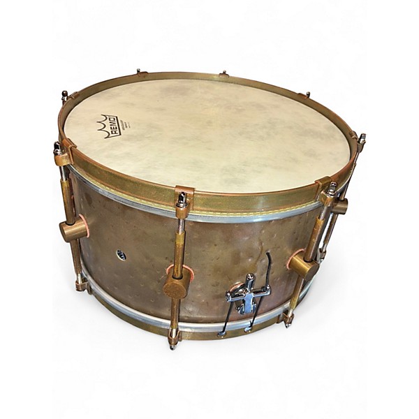 Used A&F Drum  Co 13in Ankh Hand Hammered Bronze Snare Drum Bronze Drum