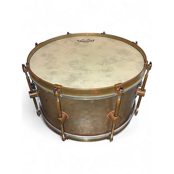 Used A&F Drum  Co 13in Ankh Hand Hammered Bronze Snare Drum Bronze Drum