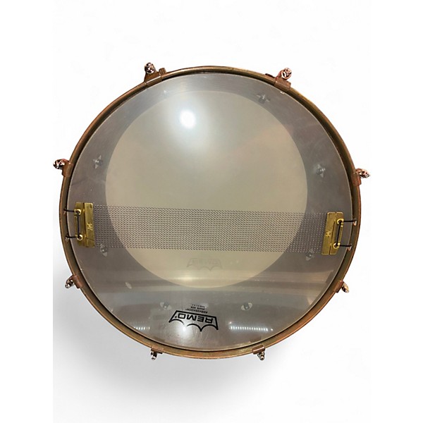 Used A&F Drum  Co 13in Ankh Hand Hammered Bronze Snare Drum Bronze Drum