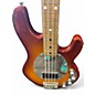 Used Ernie Ball Music Man Stingray 4 String orange sparkle Electric Bass Guitar