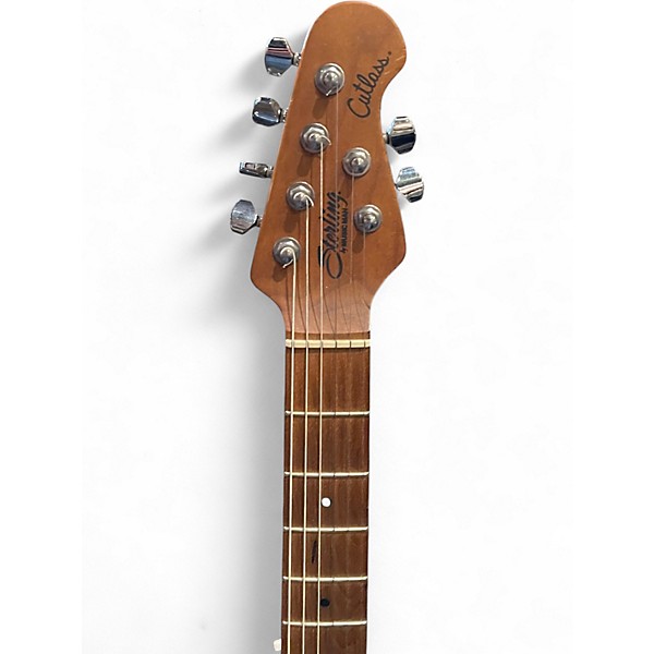 Used Sterling by Music Man CUTLASS BLUE Solid Body Electric Guitar