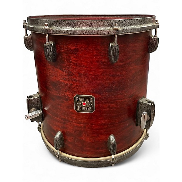 Used Gretsch Drums 5 Piece broadcaster Cherry Drum Kit