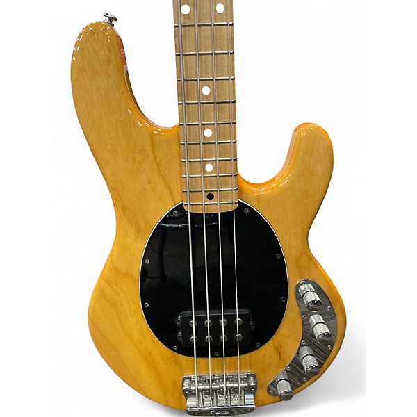 Used Ernie Ball Music Man Stingray 4 String Natural Electric Bass Guitar