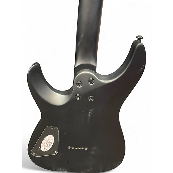 Used Schecter Guitar Research Damien 6 Black Solid Body Electric Guitar