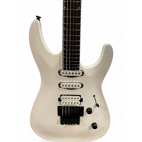 Used Jackson PRO PLUS SERIES SOLOIST SLA3 Snow White Solid Body Electric Guitar