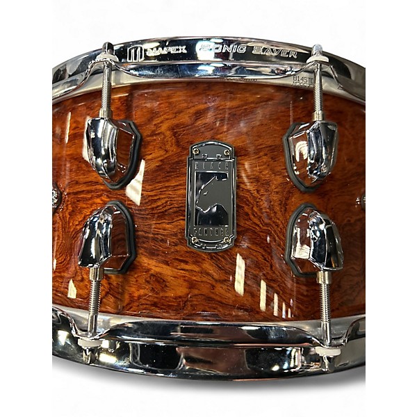 Used Mapex 14X6.5 black panther shadow snare shadow Drum