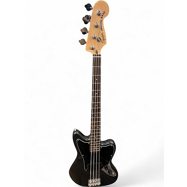 Used Squier AFFINITY JAGUAR Black Electric Bass Guitar
