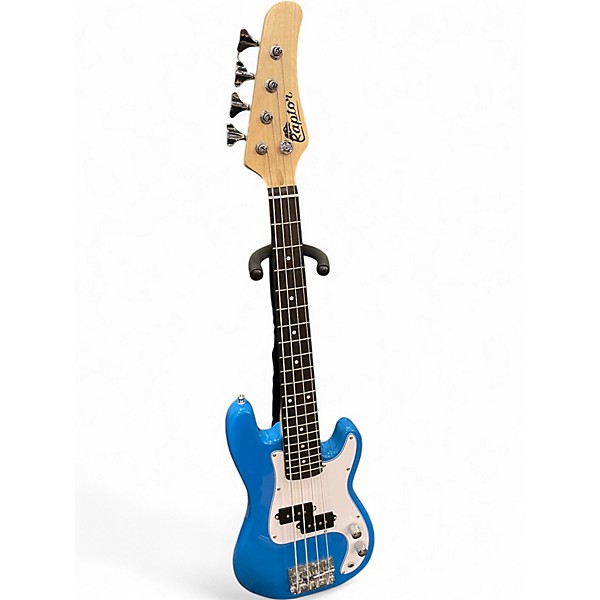 Used Raptor Mini Bass Blue Electric Bass Guitar