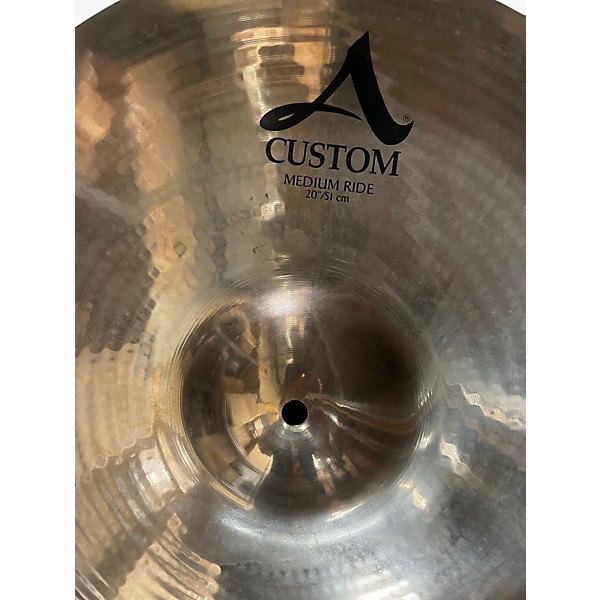 Used Zildjian 20in A Custom Ride Cymbal