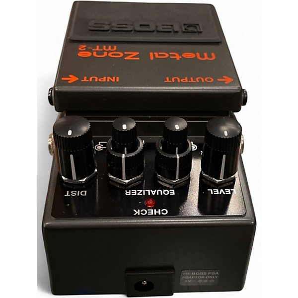 Used BOSS MT2 Metal Zone Distortion Effect Pedal