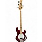 Used Ernie Ball Music Man StingRay 2 EQ H Candy Apple Red Electric Bass Guitar thumbnail