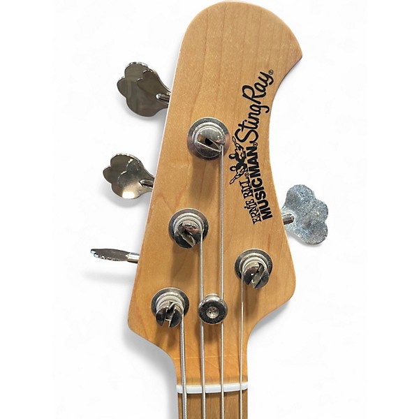 Used Ernie Ball Music Man StingRay 2 EQ H Candy Apple Red Electric Bass Guitar