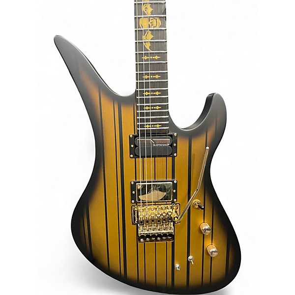 Used Schecter Guitar Research Synyster Gates Signature Custom S GOLD BURST Solid Body Electric Guitar